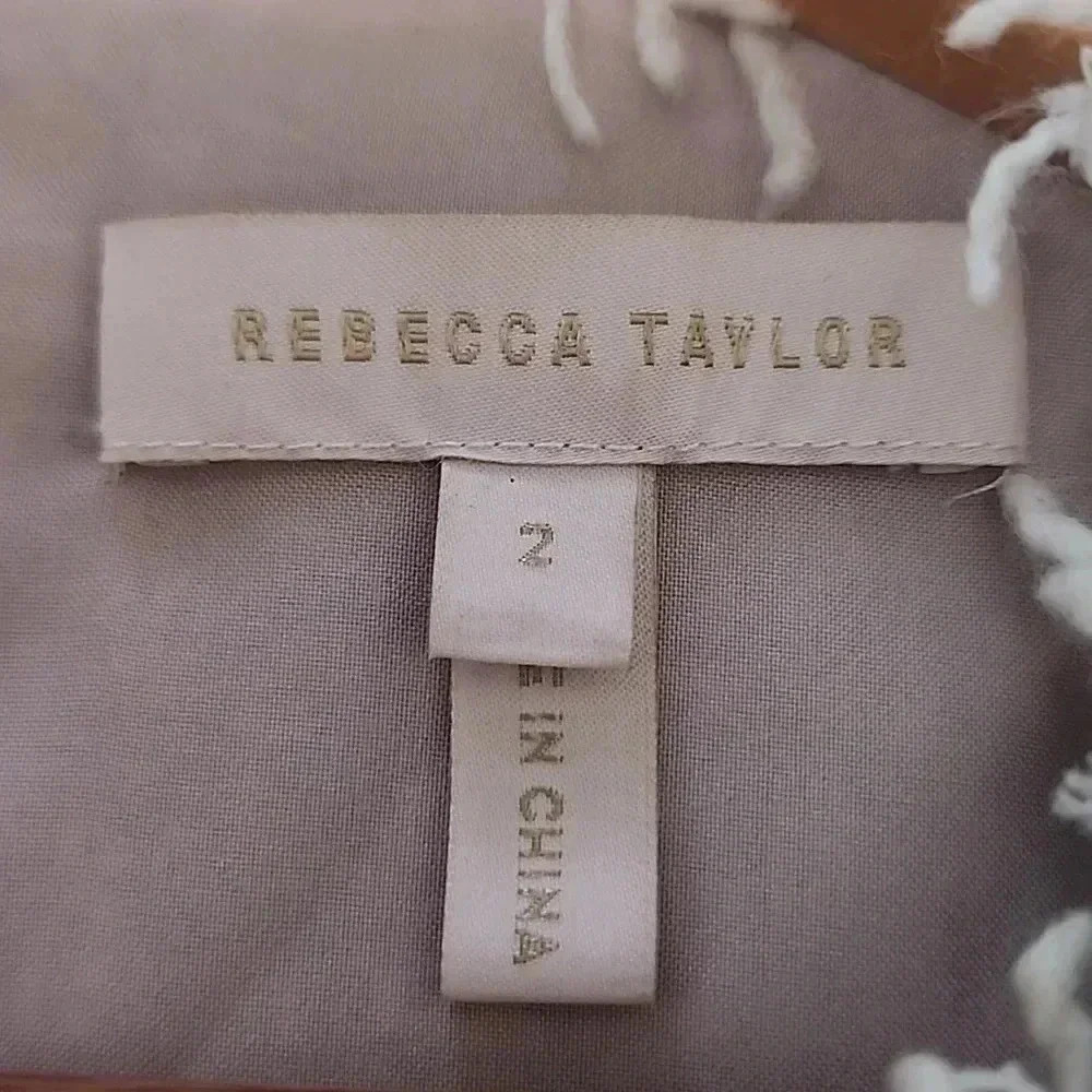 Rebecca Taylor Rainbow Pleated Tweed Mini Dress size 2 Sleeveless - Picture 11 of 16